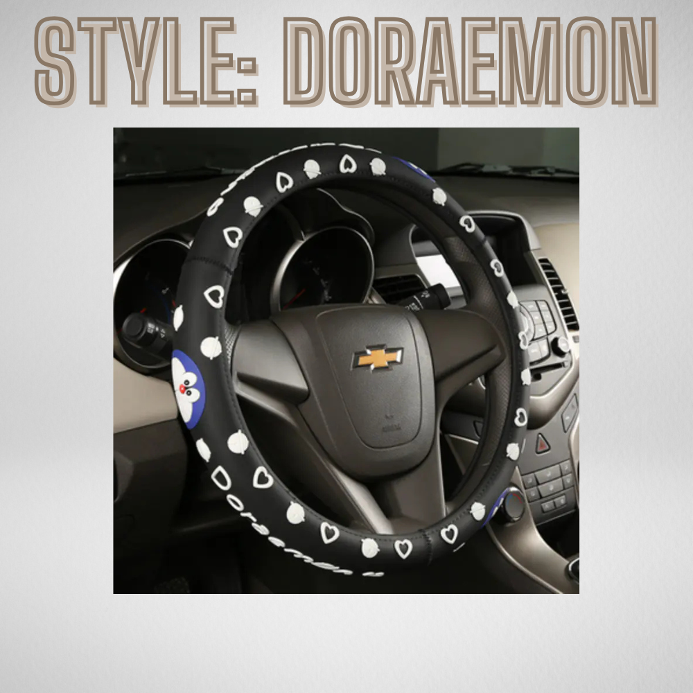 Fashionable Car Steering Wheel Cover - Hello Kitty Design