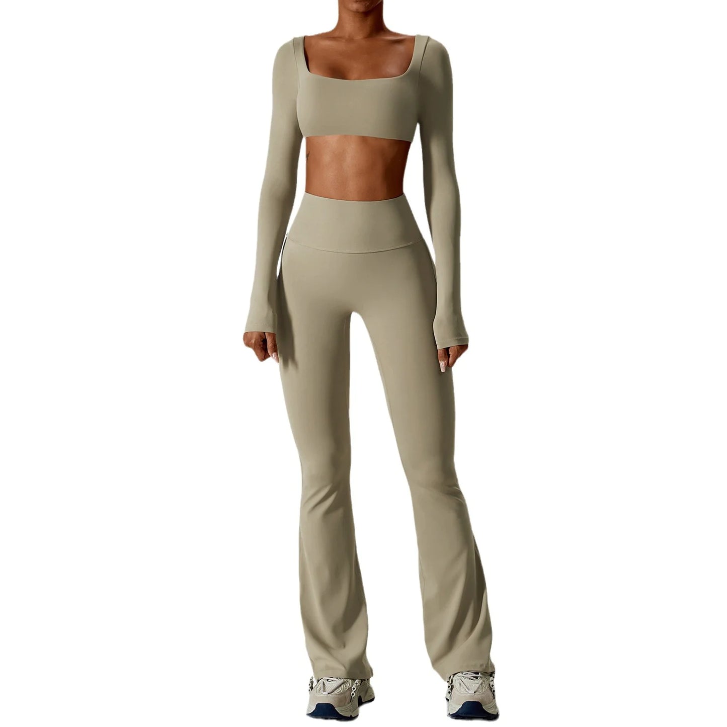 Women Nude Feel Yoga Set