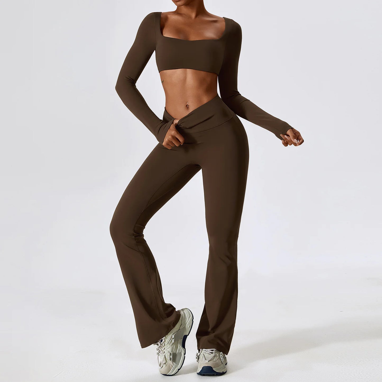 Women Nude Feel Yoga Set