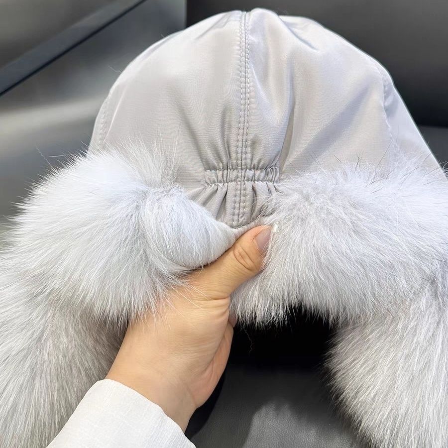 Women’s Faux Fur Hat – Winter Ski Hat with Ear Protection, Warm Snow Hat for Women & Kids