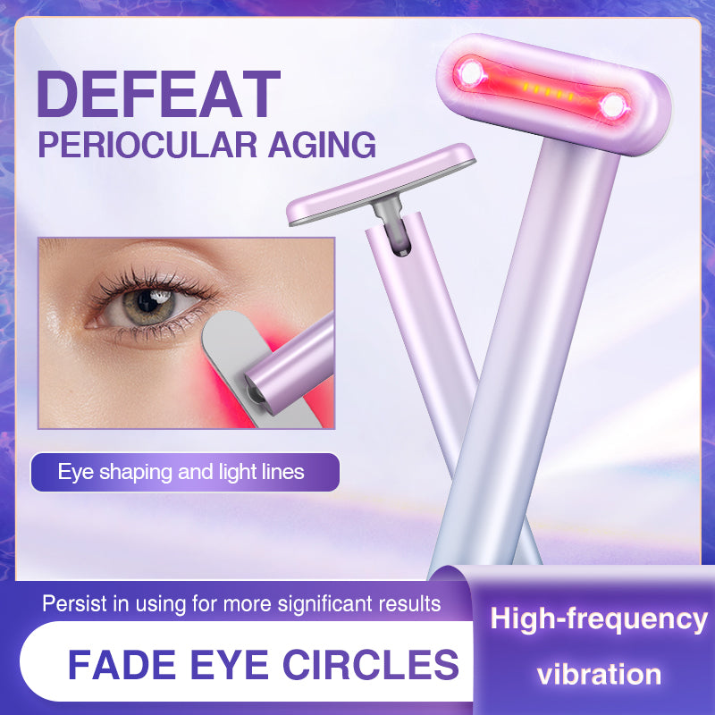 Portable Rechargeable Electric Eye Massager – Microcurrent Therapy for Reducing Eye Bags