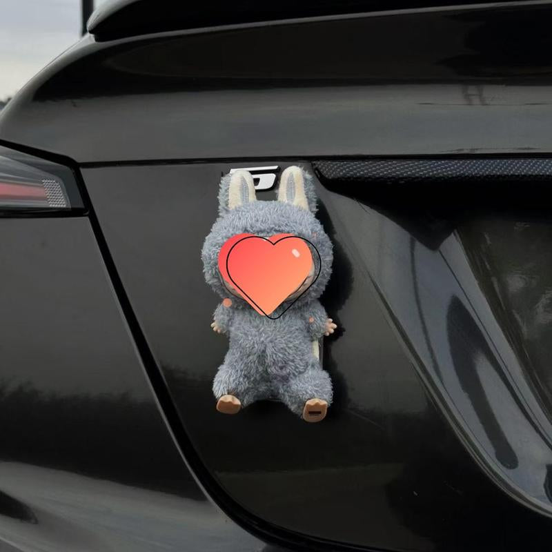 Home Decoration - (Buckle+Doll)Doll Buckle for Labubu - Labubu Car Tail Pendant - Car Exterior Decoration - Firmly Attached