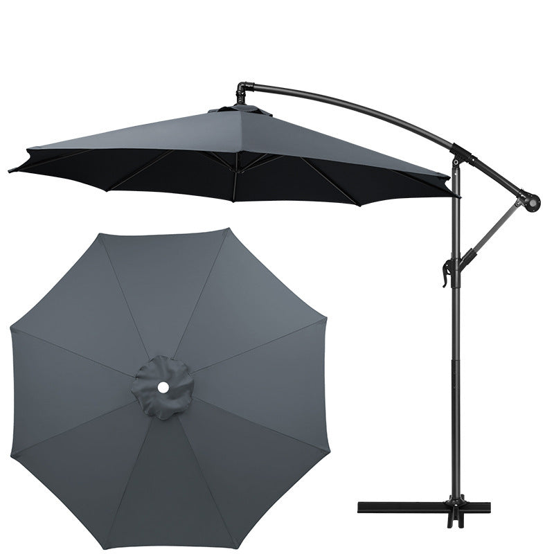 "Outdoor Advertising Sun Umbrella – Circular Roman Garden & Patio Banana Umbrella"