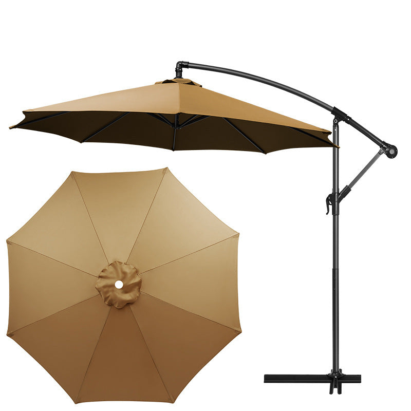 "Outdoor Advertising Sun Umbrella – Circular Roman Garden & Patio Banana Umbrella"