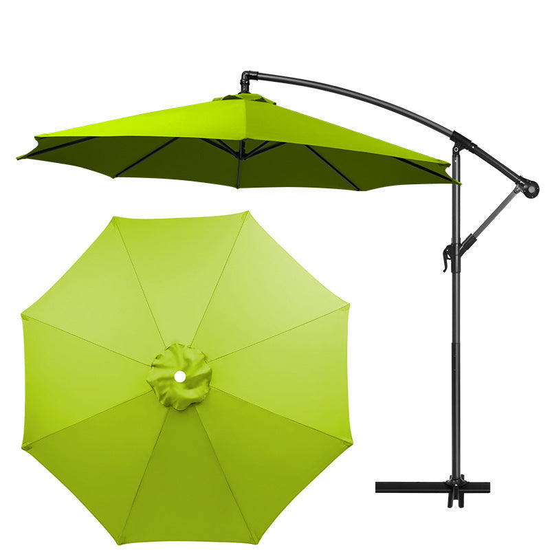 "Outdoor Advertising Sun Umbrella – Circular Roman Garden & Patio Banana Umbrella"