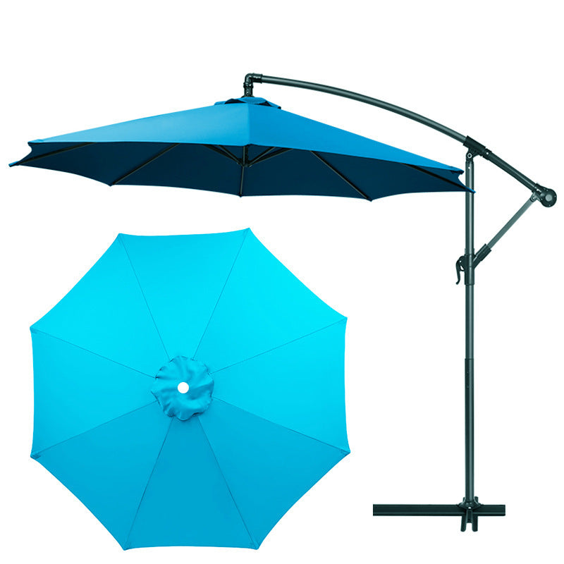 "Outdoor Advertising Sun Umbrella – Circular Roman Garden & Patio Banana Umbrella"