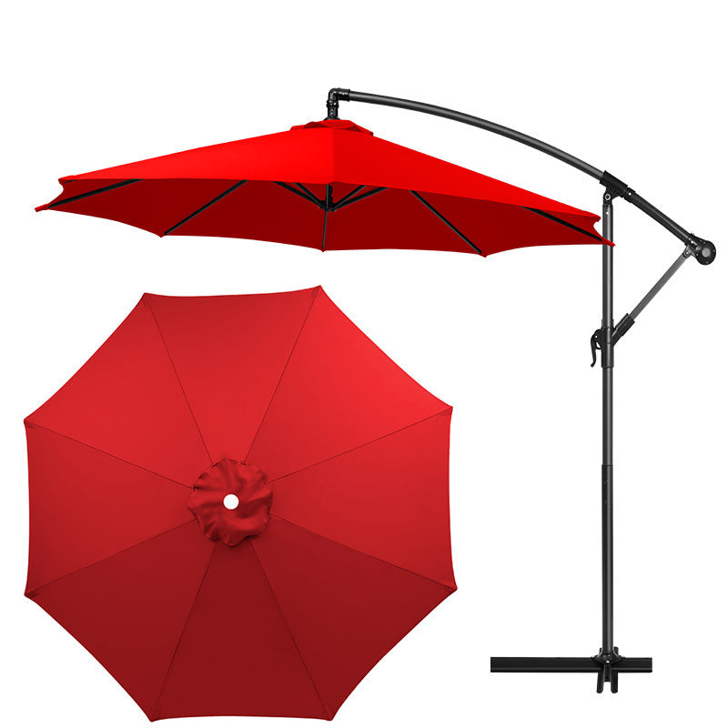 "Outdoor Advertising Sun Umbrella – Circular Roman Garden & Patio Banana Umbrella"
