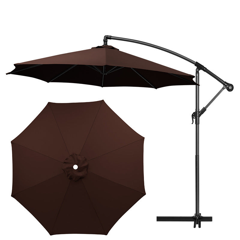 "Outdoor Advertising Sun Umbrella – Circular Roman Garden & Patio Banana Umbrella"