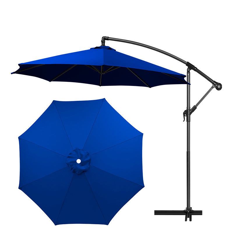 "Outdoor Advertising Sun Umbrella – Circular Roman Garden & Patio Banana Umbrella"