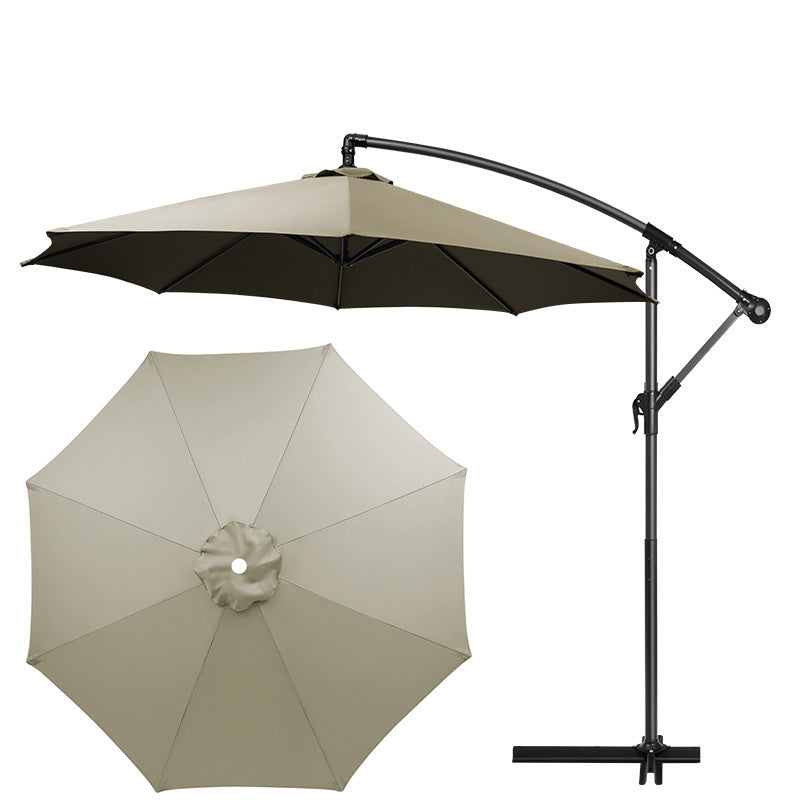 "Outdoor Advertising Sun Umbrella – Circular Roman Garden & Patio Banana Umbrella"