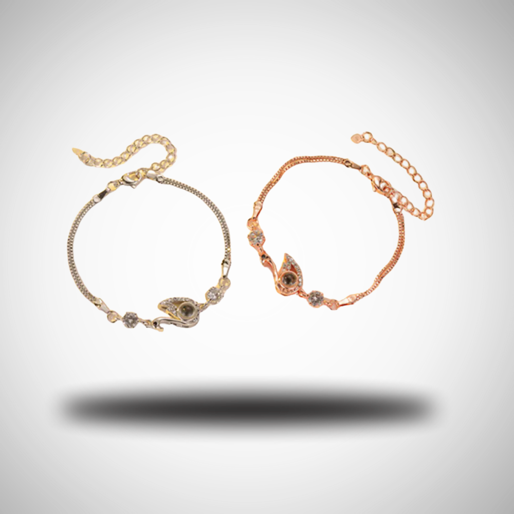 Black Swan Bracelet with Zircon