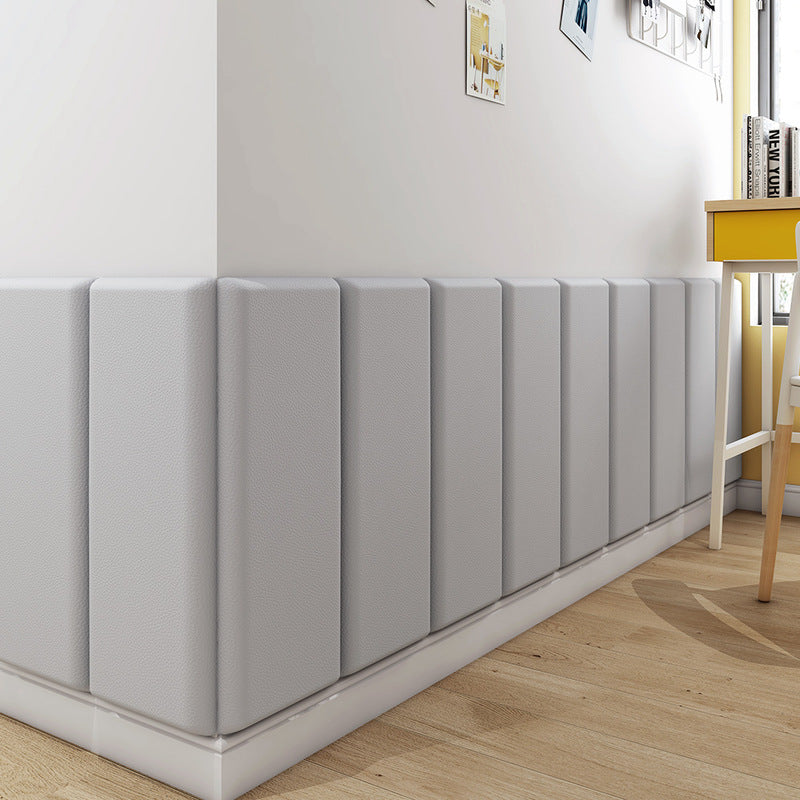 Kids 3D Wall Sticker, Self-Adhesive, Soft leather bag and Anti- collision Wall Bedhead Panels (2-8pcs)