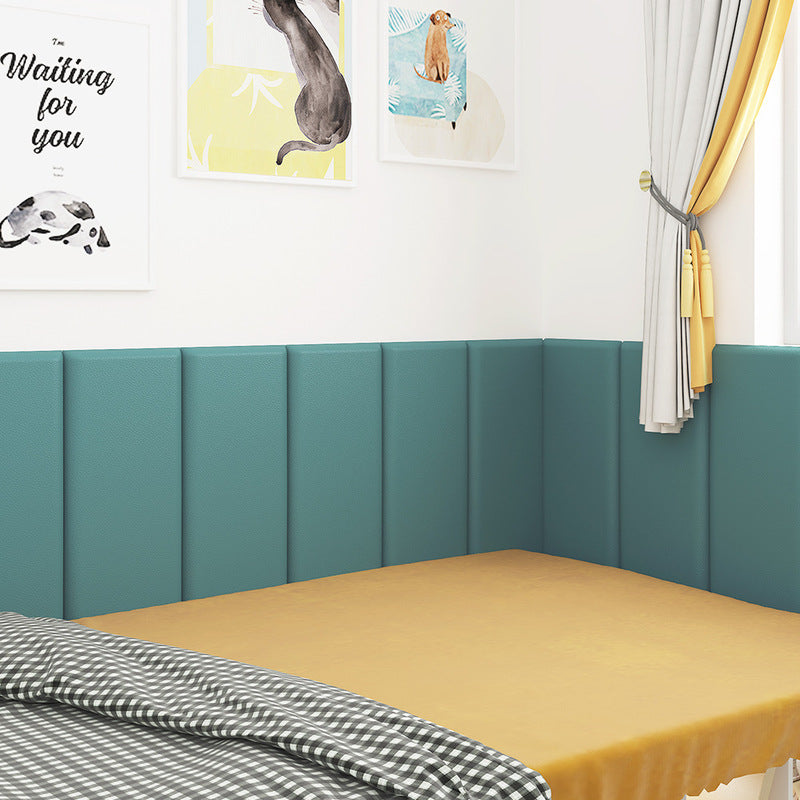Kids 3D Wall Sticker, Self-Adhesive, Soft leather bag and Anti- collision Wall Bedhead Panels (2-8pcs)