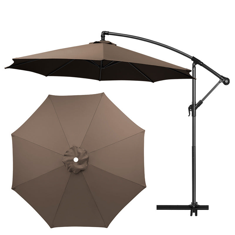 "Outdoor Advertising Sun Umbrella – Circular Roman Garden & Patio Banana Umbrella"