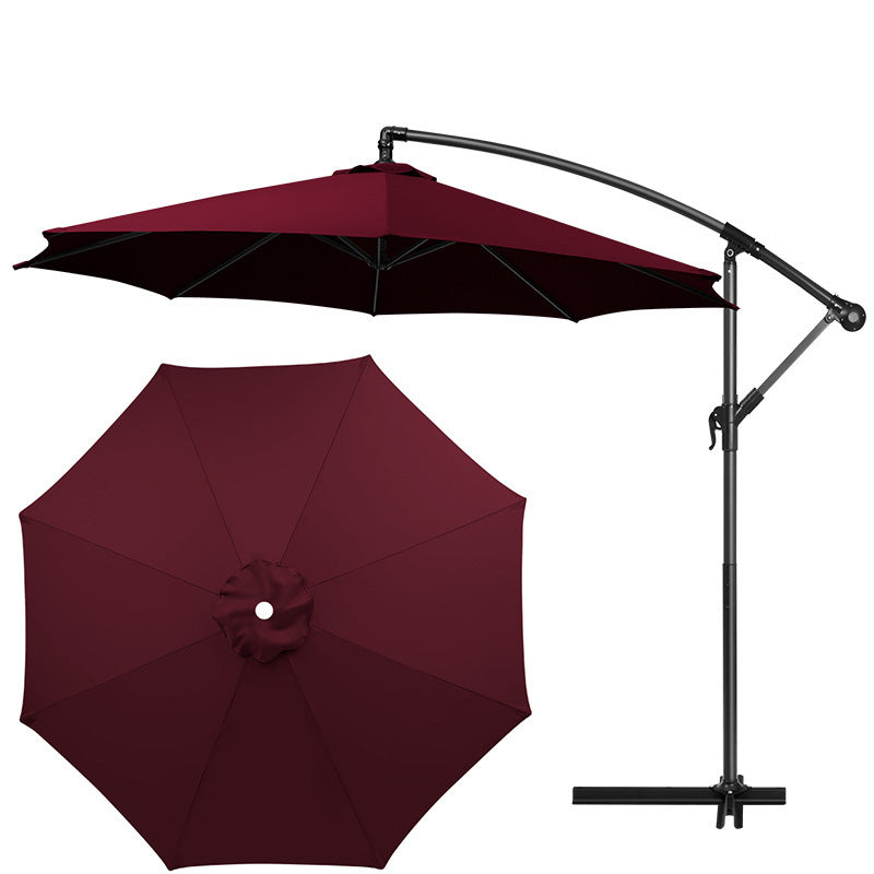 "Outdoor Advertising Sun Umbrella – Circular Roman Garden & Patio Banana Umbrella"