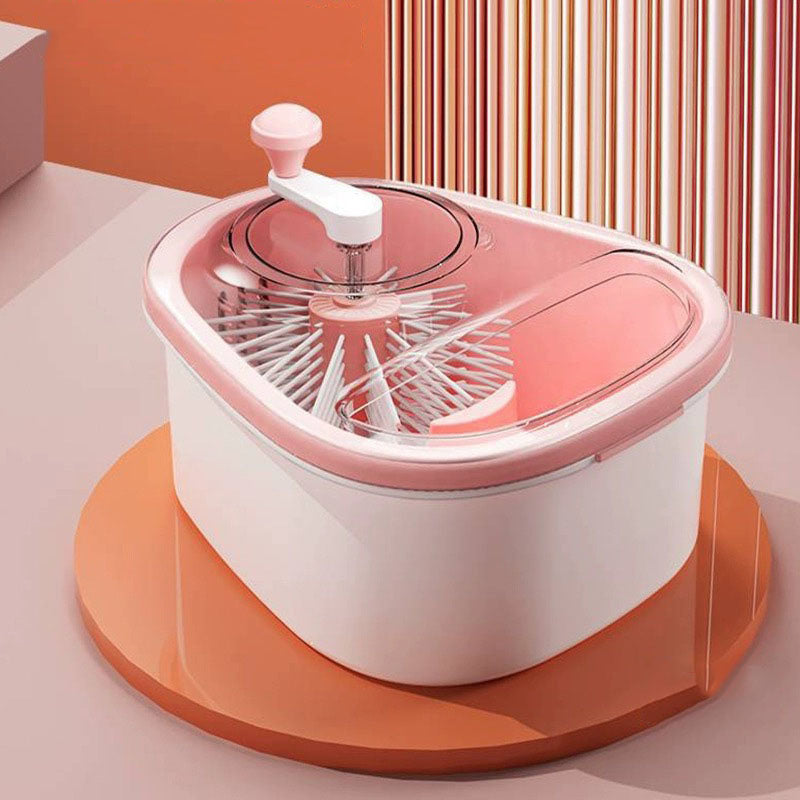 Hands-Free Fruit Washing Basin with Draining Basket – Removes Pesticides & Stains Easily