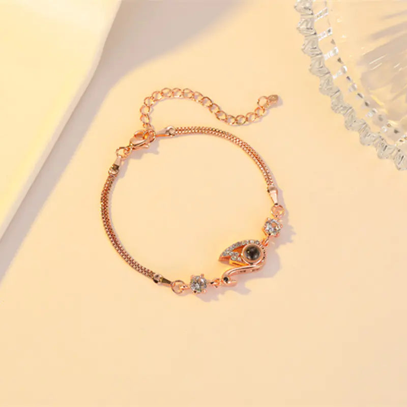 Black Swan Bracelet with Zircon