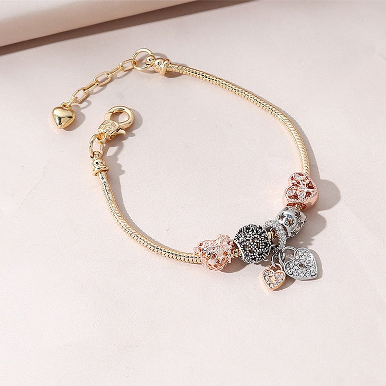 Heart-Shaped Lucky Tree Bracelet for Women | Elegant Alloy Jewelry