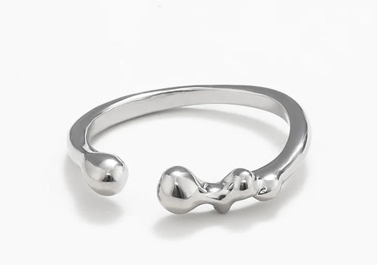 Irregular Metal Unique Ring Design for Women