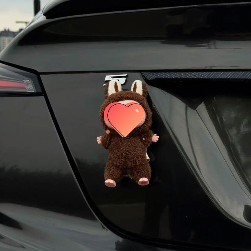 Home Decoration - (Buckle+Doll)Doll Buckle for Labubu - Labubu Car Tail Pendant - Car Exterior Decoration - Firmly Attached
