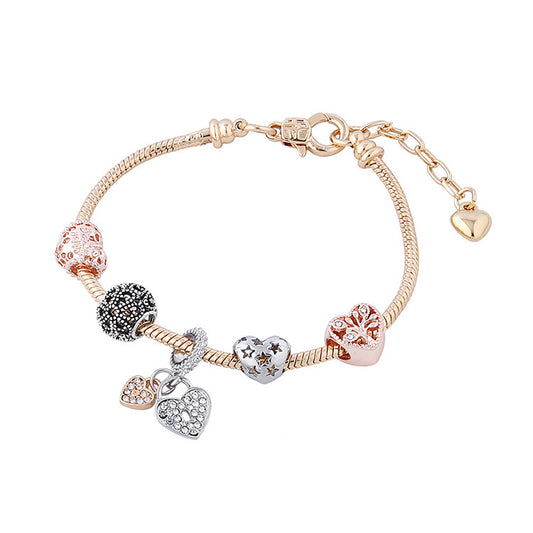 Heart-Shaped Lucky Tree Bracelet for Women | Elegant Alloy Jewelry